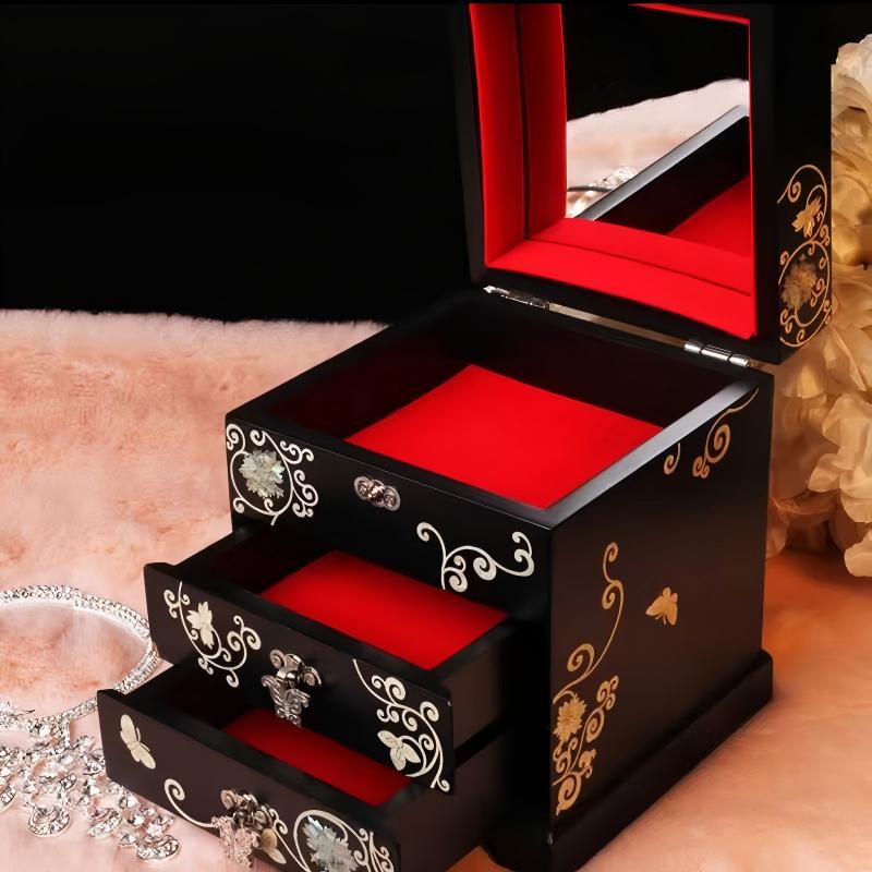Yangzhou Mother‑of‑Pearl Inlay Jewelry Box - Image 4